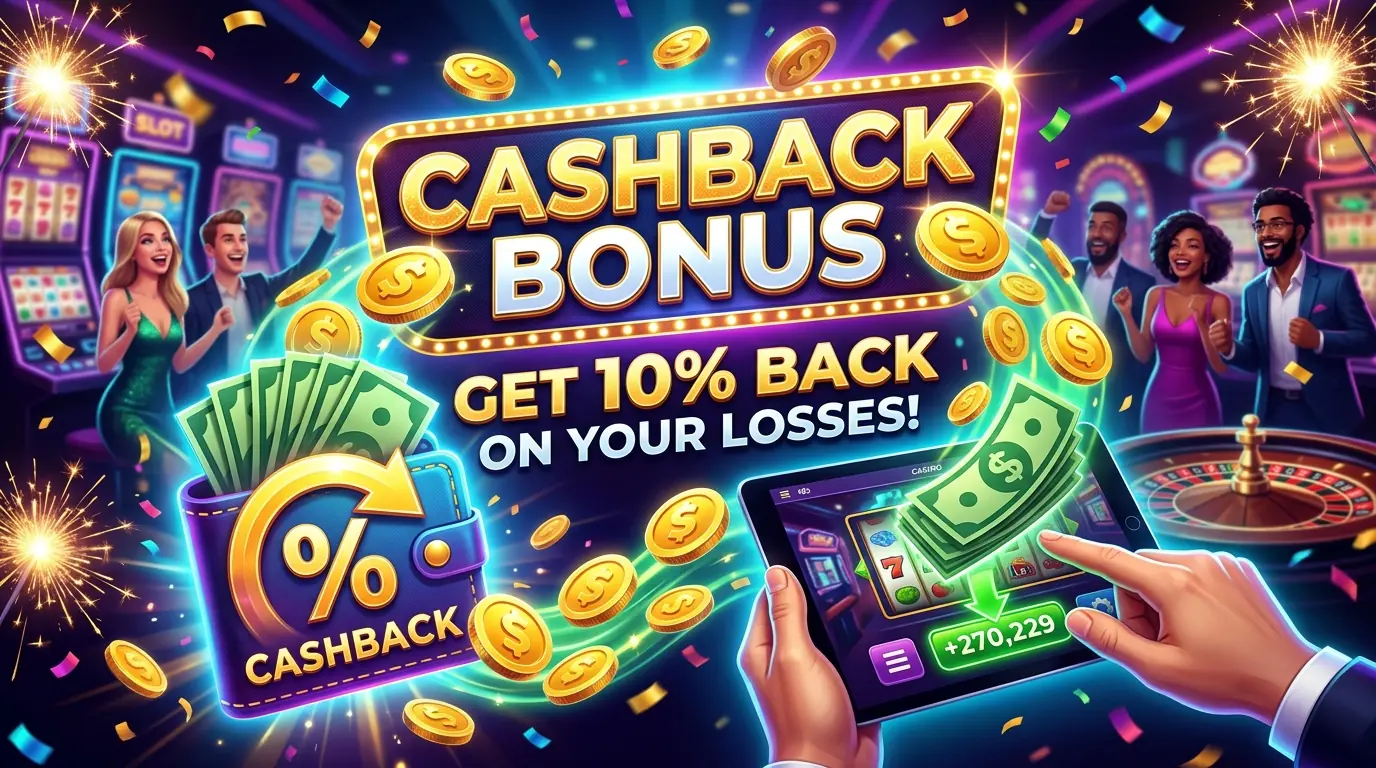 Playfina casino cashback bonus